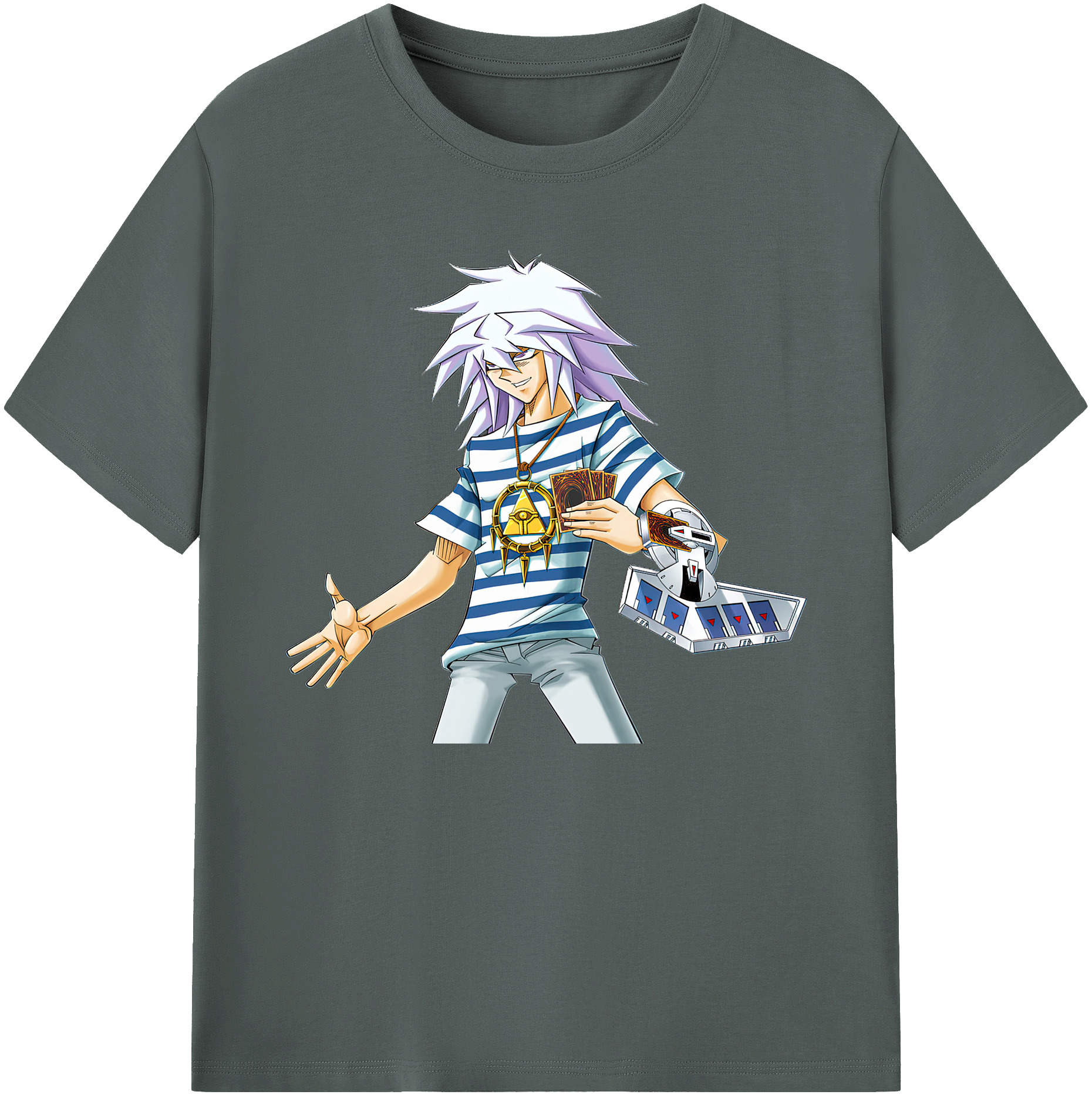 （画像用） 遊☆戯☆王 Yu-Gi-Oh! 綿100％ メンズ半袖Tシャツ｜肌触りやわらか＆通気性